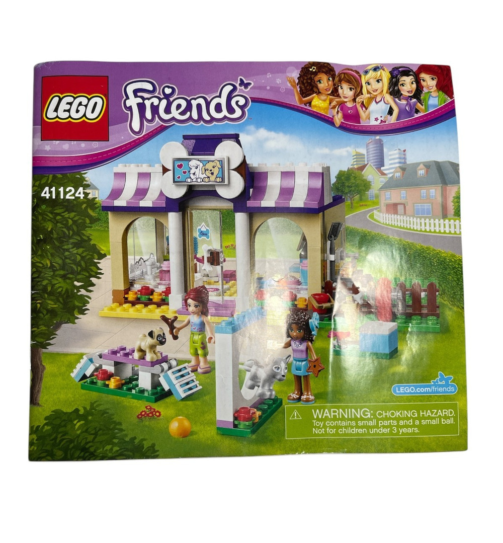 LEGO Friends Instructions Manual Only – 41124 Heartlake Puppy Daycare Booklet